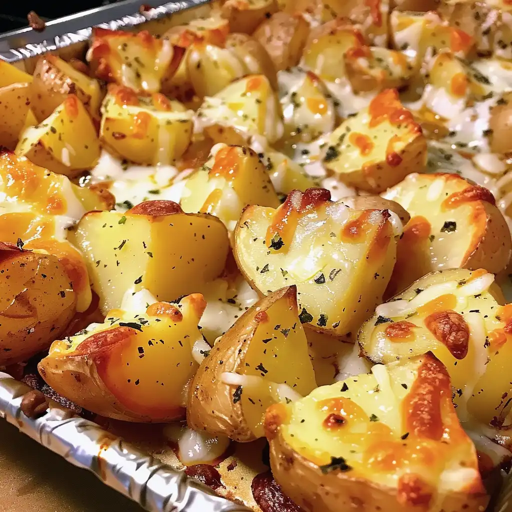 Cheesy Ranch Oven Roasted Potatoes