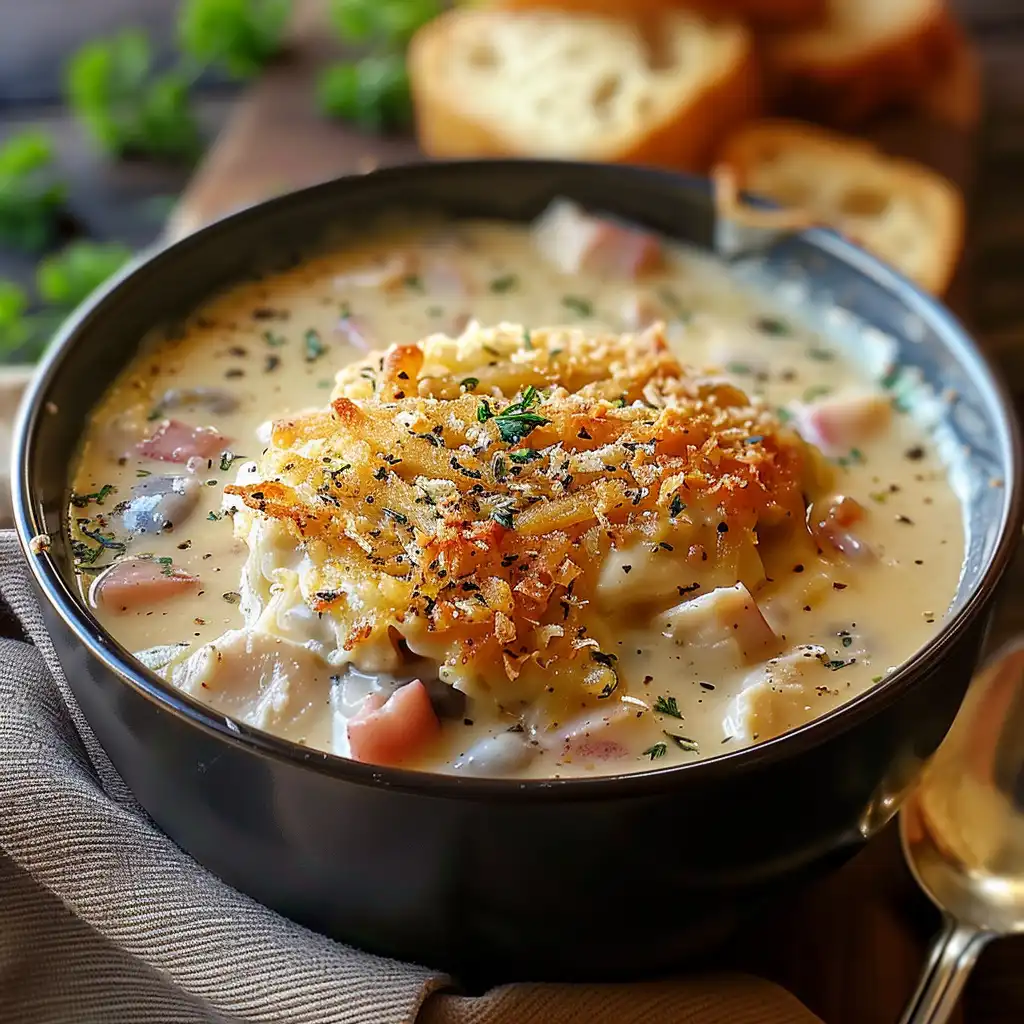 Chicken Cordon Bleu Soup
