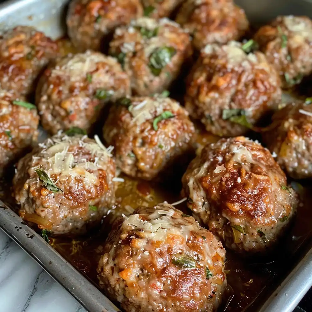 INCREDIBLE BAKED MEATBALLS