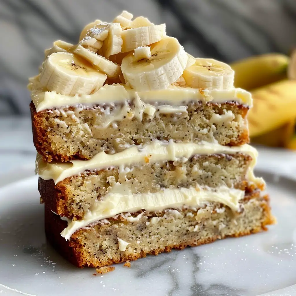 Banana Bread Cake with Cream Cheese Frosting
