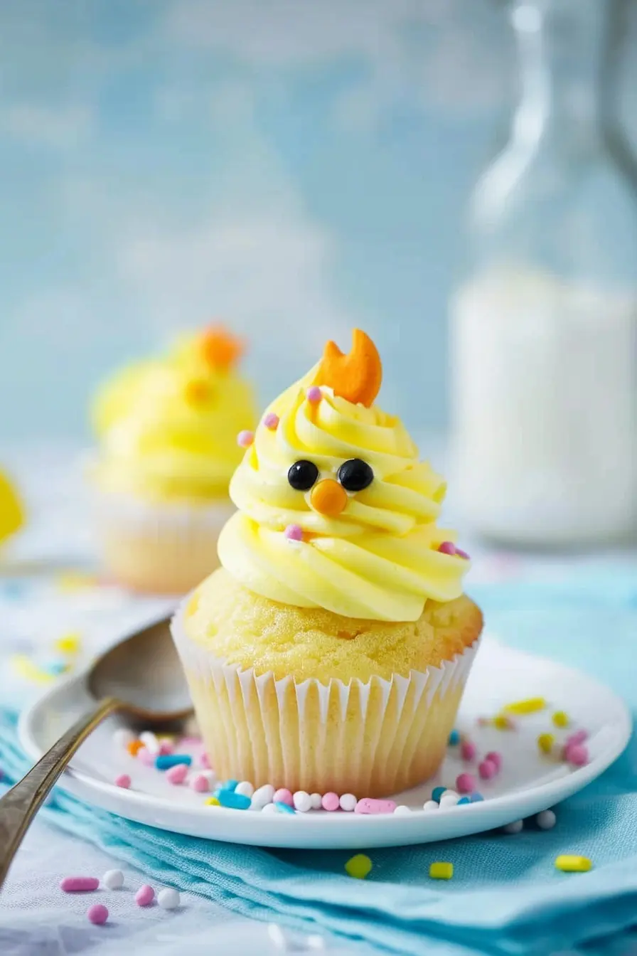 EASTER CHICK CUPCAKES
